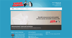 Desktop Screenshot of carlosprinting.com